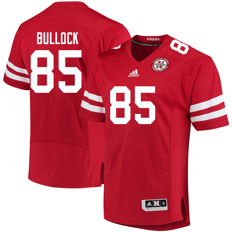 Youth #85 John Bullock Nebraska Cornhuskers College Football Jerseys Sale-Red